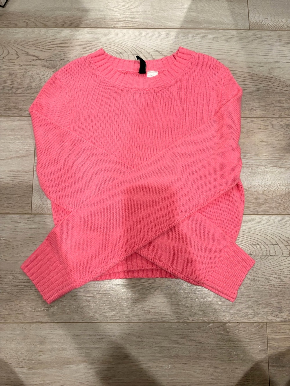 Divided Coral Pink Crewneck Sweater
